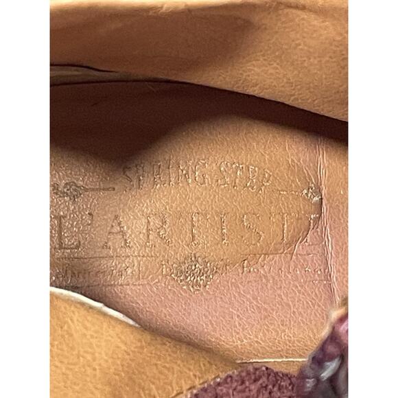 Spring Step L'Artiste Melani Leather Ankle Boot - Red - US Size 4-4.5 EU Size 35 - Picture 11 of 11